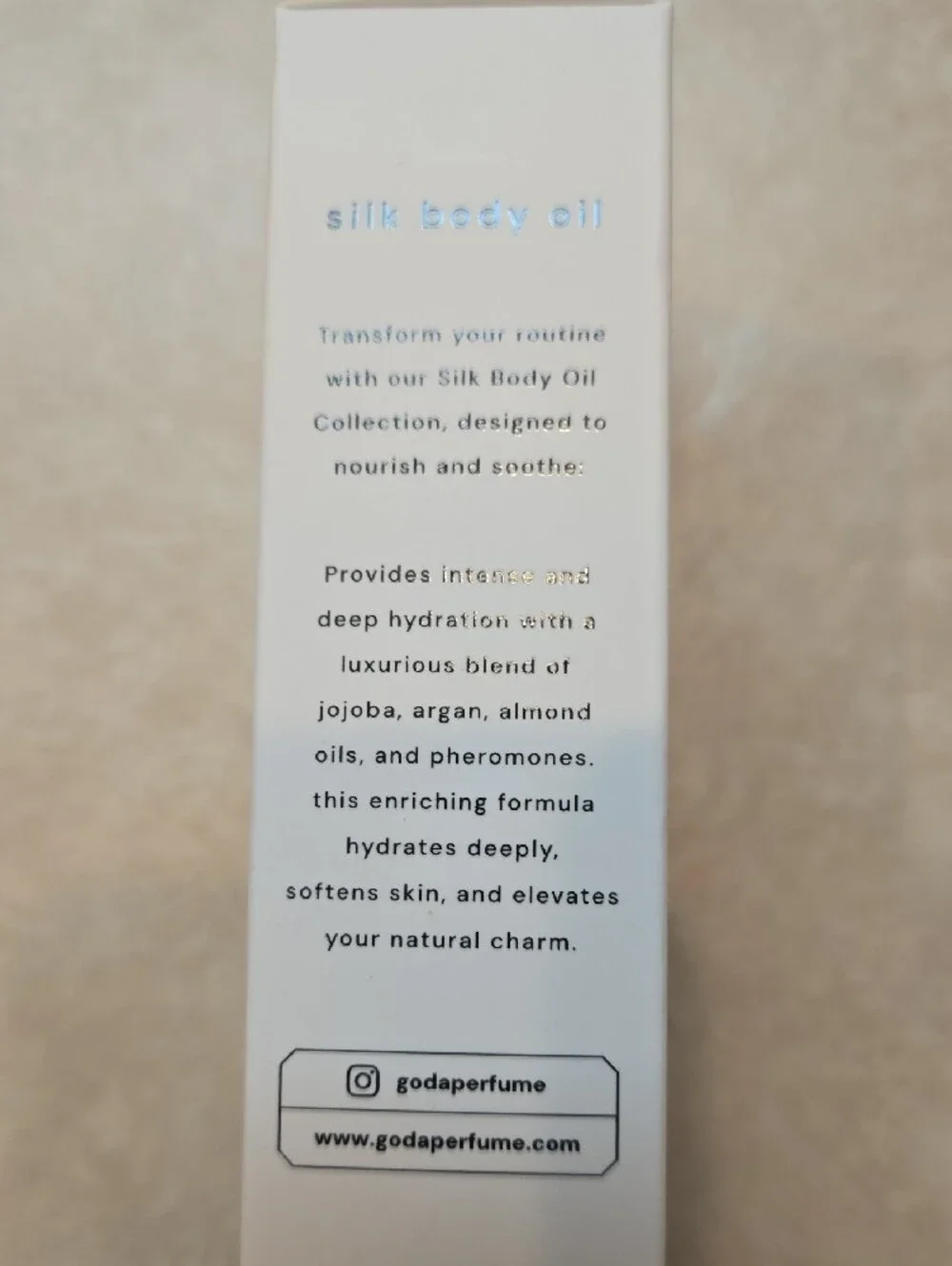Goda Silk Body Oil — Nourishing Body Oil